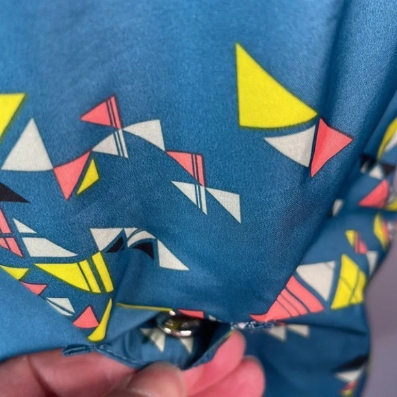 BETTY RIDES Mosiac Print Rocker Snowboard Ski Pant Teal Green 10K Waterproof S - Picture 9 of 16